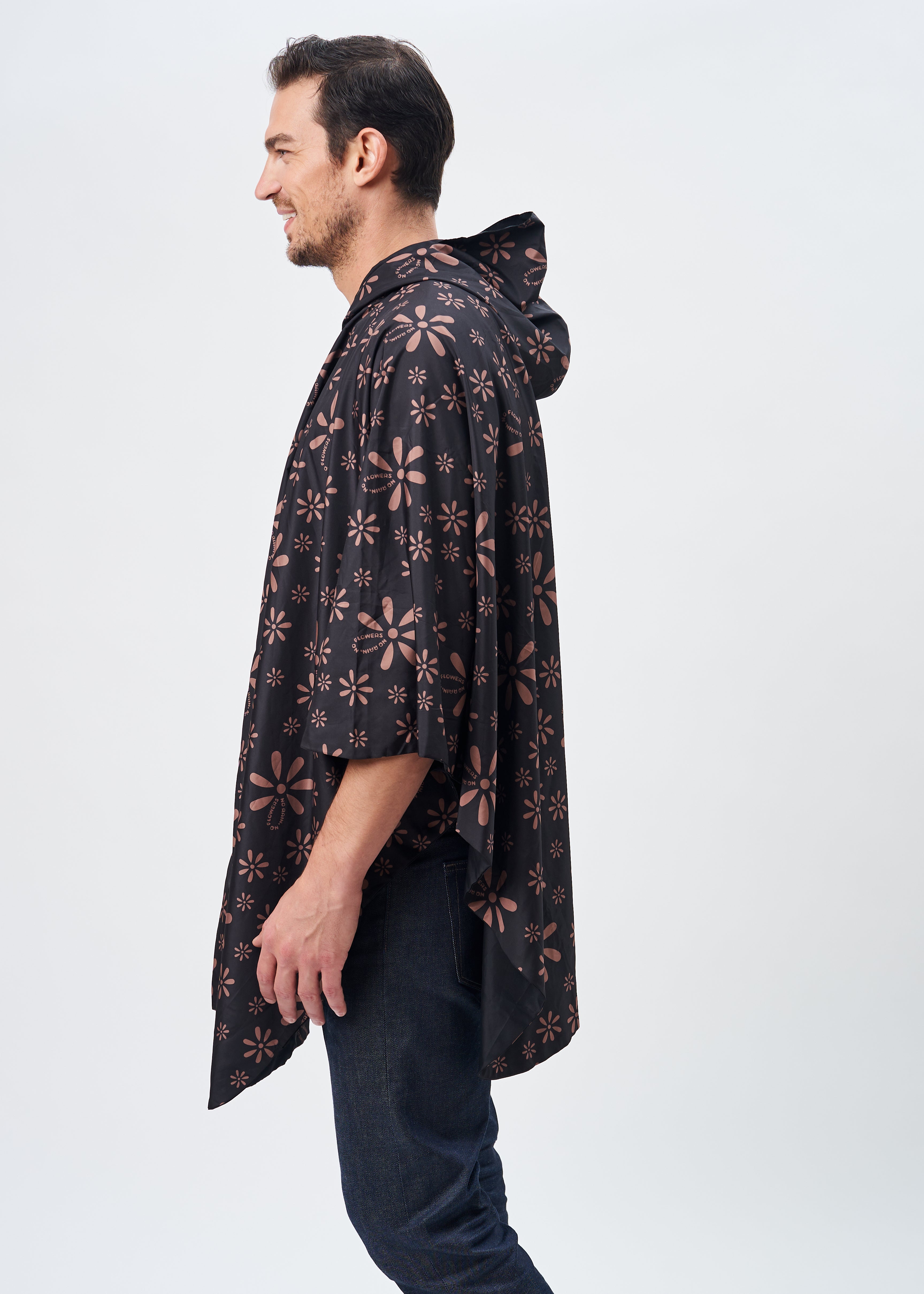 AMERI　REVERSIBLE BOA PONCHO COAT Brand New Ameri REVERSIBLE BOA PONCHO COAT